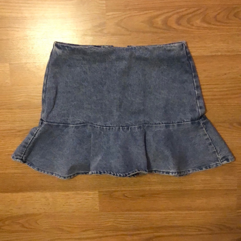 forever 21 ruffle skirt